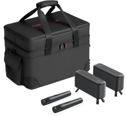 NEBULA Juego de Accesorios Combo para Cosmos, Soporte para Proyectores y de Mesa, Set de Cine en Casa Portátil, Trípode, Bolsa de Viaje, Bluetooth, XLR, Power