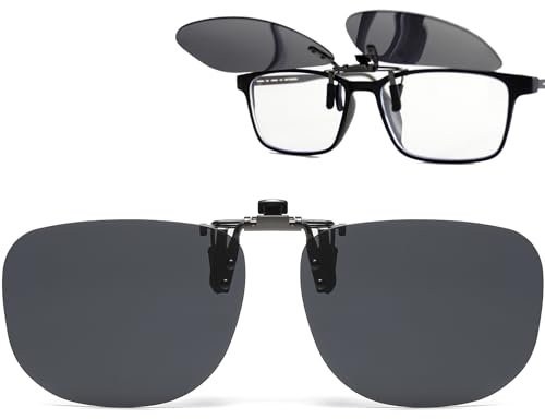 Jiaanle Sonnenbrillen Aufsatz Brille - Clip on Sonnenbrille zum Autofahren Herren & Damen