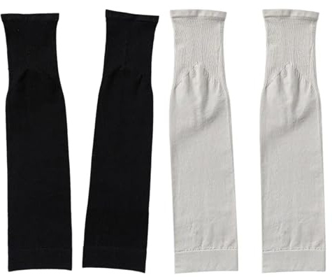 Yhsioaklo Manicotti per gambe UV da uomo, protezione solare, maniche per