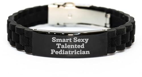 Smart Sexy Talented Pediatrician Inspired Glide lock Clasp Bracelet Gifts from Family to Pediatrician Christmas Unique Gifts