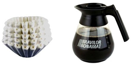 Bravilor Bonamat Coffee Filter Jug & 250 Filter Papers