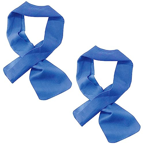 Ergodyne 6603-2PK Chill Its 6603 Cooling Neck Wrap, Long Lasting Cooling Relief, 2-Pack,Blue