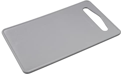 Fackelmann Tagliere in plastica ecologica grigio chiaro 24cm, linea Ecolution