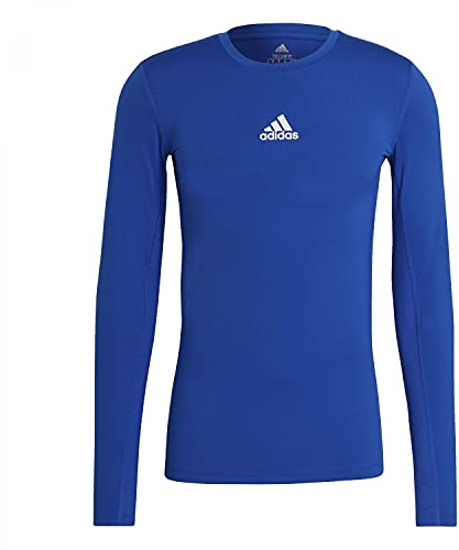 adidas Performance Techfit Shirt Langarm blaublau, 2XL Herren