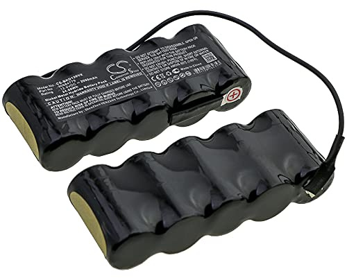 TECHTEK Battery 2000mAh compatible with [Black&Decker] Dustbuster Flexi Cyclonic Action, FHV1200 Type 1, Flexi PD1080 H2, PD1200 H1, PD1200-XE, PD1200AV, PD1200B, Z-PD1200 replaces 90584779