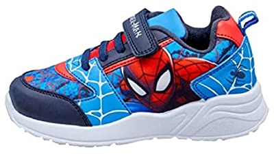 Marvel Boys Spiderman Trainers Red Size 6-12.5 Infant (Blue, Numeric_9)