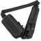 Kyrio Brusttasche Schultertasche Mehrzweck-Kombination Modular-Tasche Sport Freizeit Hüfttasche, Schwarz , Kompakte Tasche
