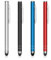 MoKo 4 Stück Eingabestift Touchstift Stylus, Präziser Touch Stift Gummi Tipps Pen für Apple iPad/iPad mini/Air/Pro, iPhone Samsung Galaxy Tablet & Andere Touchscreen Geräte,Schwarz/Rot/Silber/Blau