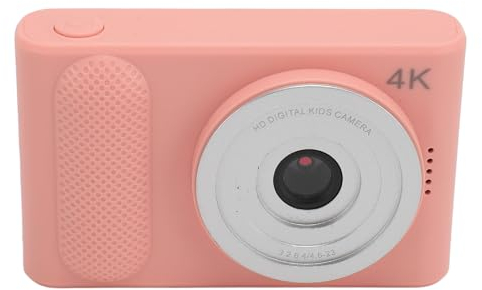 Fotocamera Digitale 4K, Fotocamera Compatta con Zoom Digitale Autofocus 48MP 16X, Fotocamera Reflex Tascabile per Vlogging con Display TFT da 2,4, per Fotografia di