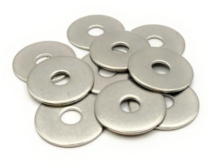 Rondelles métal M10 Inox Ø extérieur 36 mm | Rondelle plate extra large M10x36mm | Acier inoxydable A2 (V2A/304) norme NFE 25513 LL | Bois/Metal/Ecrous/Vis/etc : LOT DE 10 Pcs - ProRaje