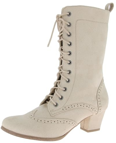 Hirschkogel Damen Trachten Stiefelette Bottes traditionnellesFemme