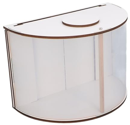 WALFRONT Elegante Vista Clara en Comida para Pájaros de Madera para la Decoración en el Hogar, Disfrute del Comportamiento único de la Alimentación de Las Aves Convenientemente Desde su Habitación