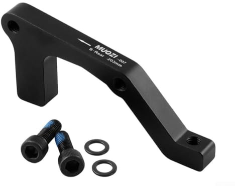 Yuanpgky Adattatore di montaggio per pinza freno a disco in lega di alluminio per forcella anteriore e telaio posteriore, compatibile con rotori da 160 mm, 180 mm, 203 mm (stile 7)