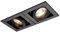 Saxby 94796 Xeno Matt Black Indoor Twin Light Fitting GU10 Recessed Boxed Adjustable Downlight