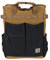 Carhartt Nylon Convertible Tote, Wasserabweisender Cinch-Top-Rucksack, Braun, Einheitsgröße