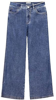 TOM TAILOR Mädchen Kinder Wide Leg Fit Jeans , 10110 - Blue Denim, 176