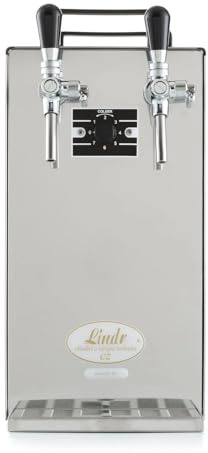 Ensemble complet Tireuse a biere avec pompe à membrane Kontakt 40/K machine a biere, pompe a biere 2 lignes, 50 litres/h, professionnelle, tête de robinet - Type G, Type A