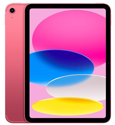 Apple iPad de 10,9 Pulgadas (Wi-Fi + Cellular, 64 GB) - Rosa (10.ª generación)
