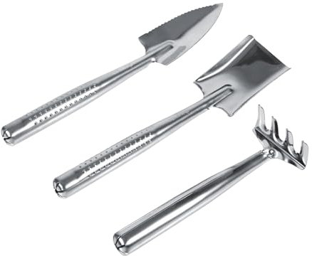 Small Gardening Tools Gardening Plant Pot Tools Set 3 Pack Garden Shovel Rake Home Digging Set Planting Bonsai Tools Garden Shovel