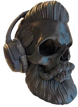 Skull Headphone Stand – Cool and Unique Headset Holder for Gamers and Music Lovers