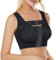 EDLMKM Post Surgery Sports Bra, Women Post Surgery Front Fastening Sports Bra, Sports Bras for Women, with Removable Breast Support Band Black