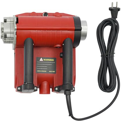 Betongslips, betongfräs, 4580 W elektrisk vägghyvelmaskin med 2 handtag, 3 500 RPM 15 cm hyvelbredd, justerbart hyvlingsdjup 1–4 mm, för väggar, tak och golv