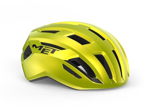 MET - Vinci MIPS Rennradhelm in Limettengelb, Größe S (52-56 cm)
