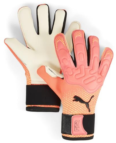 PUMA Future Pro Hybrid, Unisex-Erwachsene Torwarthandschuhe, Sunset Glow-Sun Stream-PUMA Black, 10-041924