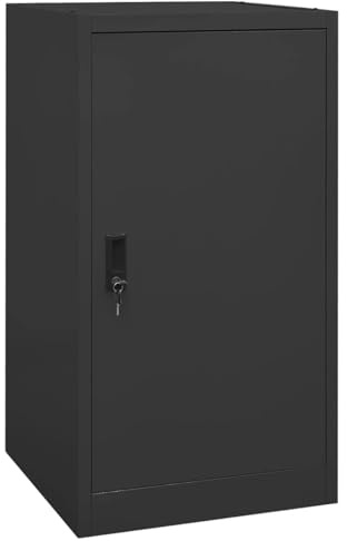 Juroupi Armoire à selle, anthracite, 53 x 53 x 105 cm en acier, articles de sport, loisirs de plein air, équitation, accessoires de selle, porte-selle - 339606