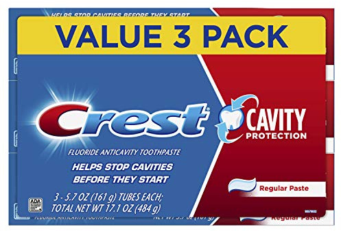 Crest Cavity Protection Zahnpaste, normale Paste, 140 g, 3 Stück