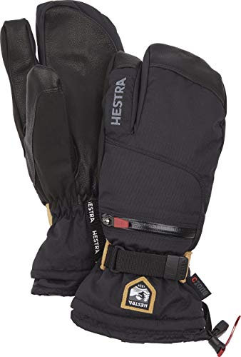 HESTRA All Mountain Czone 3-Finger Handschuhe, Black, XXL