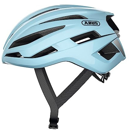 ABUS Rennradhelm StormChaser - Leichter und komfortabler Fahrradhelm für professionellen Radsport für Damen und Herren - Hellblau, Größe S