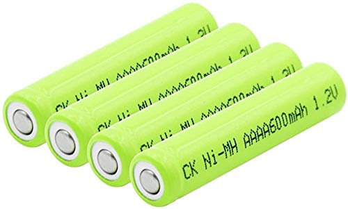Batterie ricaricabili Ni-Mh Aaaa 600Mah Am6 Lr61 1.2V per Surface Pen Watch Torcia a LED Mini ventilatore -4Pcs