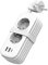 Unidapt Chargeur USB Multiprise 1.5M avec 2 Prises AC, 2 USB et 1 Type C, Protection Contre Les surtensions pour rallonge électrique avec Interrupteur pour Maison, Cuisine, Bureau, Tressé Câble