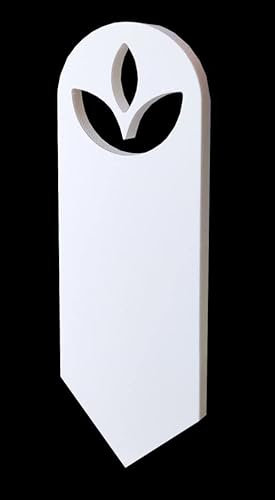 Andaluciart | Valla Jardín Decorativa PVC 10 x 30 cm | Pack 10 ud. | Celosía Jardín | Vallas Decorativas PVC, Bordura Terraza Exterior, Borduras PVC Jardín.