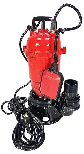 Elettropompa sommersa 2 750W pompa elettrica per acque scure sporche con galleggiante