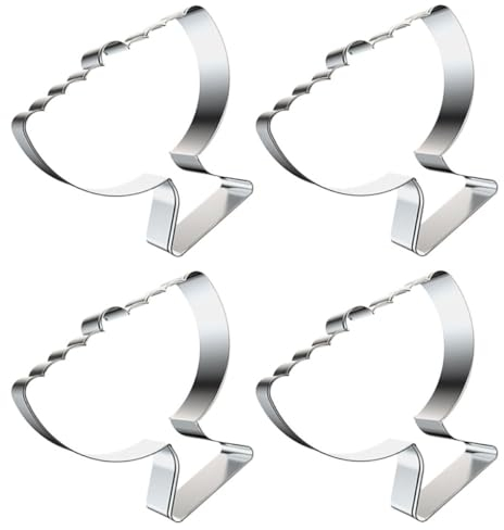 FUNOMOCYA 4pièces Emporte Acier Inoxydable Pour Biscuits Hanukkah De Découpoirs Pour Pâtisserie Et Parfait Pour Événements Festifs Et Décorations De Gâteaux