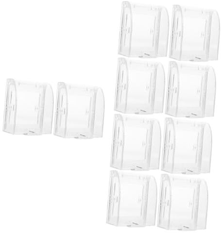 BESTonZON 10 Stk Schutzkontakt-Steckdosenabdeckung Steckdosenabdeckungen Stecker deckt Babysicherung ab Steckerschutz Baby Netzteil Schalterplatte Steckdose schalten schmücken Kind Babylicht