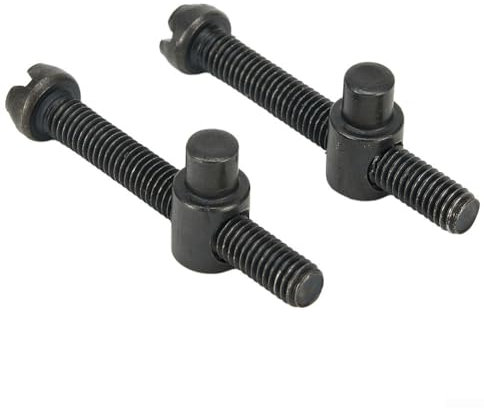 Lot de 2 vis de réglage du tendeur de chaîne pour tronçonneuse - Outil de remplacement en métal