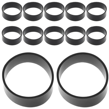 GALPADA Bridas de Silicona Reutilizables Antideslizantes para Cables 12x4mm, 500 Unidades, Bandas Elásticas Flexibles para Gestión y Organización de Cables Eléctricos Datos en Oficina
