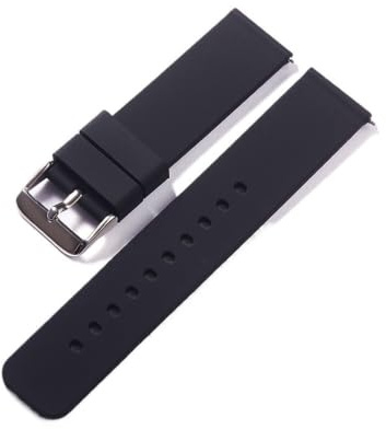 yangfangmei Silikonrem Snabbkoppling Armband Bälten Band Silikongummiband Klocktillbehör