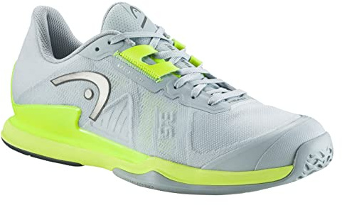 HEAD Sprint PRO 3.5 Scarpe da Tennis, Uomo, Grigio/Giallo, 40 EU