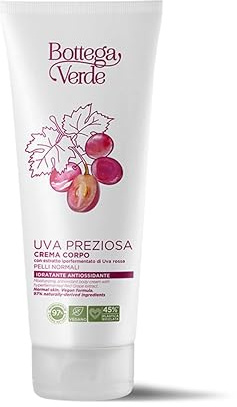 Bottega Verde - Uva Preziosa - Crema corpo - idratante antiossidante (200 ml) - pelli normali