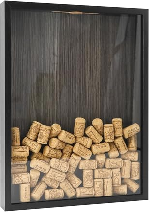 FramePro Caja de sombra de viaje negra de 12 x 16 pulgadas, marco de exhibición de carga superior con ranura, para viajes, eventos deportivos, conciertos, boletos, bebidas, tapas de cerveza, caja de