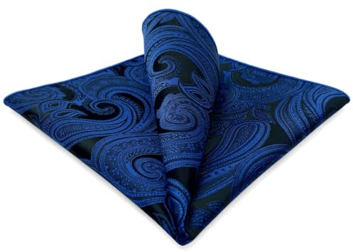 S&W SHLAX&WING Pañuelos de Bolsillo Paisley para Trajes de Hombres XL Grande para Boda Fiesta de Graduación