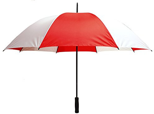 Rainbrella Golfschirm, 152,4 cm, Rot/Weiß