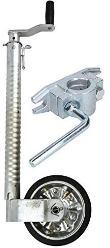 AB Tools 48mm Roue Jockey nervuré pour remorque avec Pince en Fonte 48mm Côtes__TR021