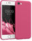 kwmobile Handyhülle kompatibel mit Apple iPhone SE (2022) / iPhone SE (2020) / iPhone 8 / iPhone 7 Hülle - Handy Case aus weichem Silikon in Rosa matt