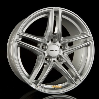 BORBET XR 7.5J x 17 pollici ET 36 LK 5x112 cerchio in lega KBA nuovo