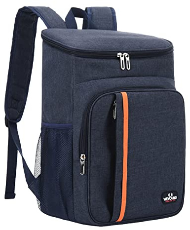 AUXDIQ 18 L isolerad kylryggsäck picknick cool väska ryggsäck läckagesäker vandring picknick dagväska